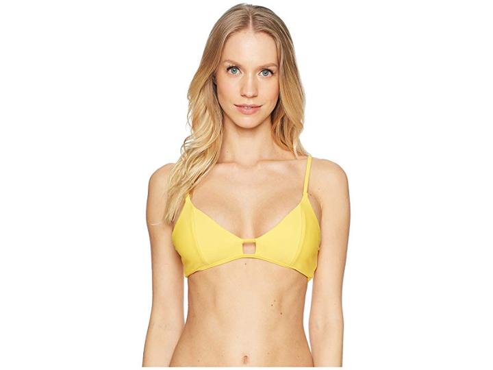 Amuse Society Luciana Bralette Top (yellow) Women's Swimwear