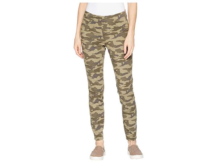 Jag Jeans Marla Denim Camo Leggings (drab Green Camo) Women's Jeans