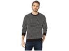 Kenneth Cole New York Long Sleeve Alternative City Grid Raglan Sweater (black) Men's Sweater