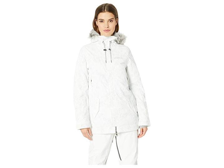 O'neill Hybrid Cluster Iii Jacket (grey Aop/white) Women's Coat