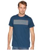 Calvin Klein Short Sleeve Calvin Logo Tee (chez Blue) Men's T Shirt