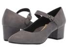 Soft Style Dustie (dark Grey Faux Suede) Women's 1-2 Inch Heel Shoes