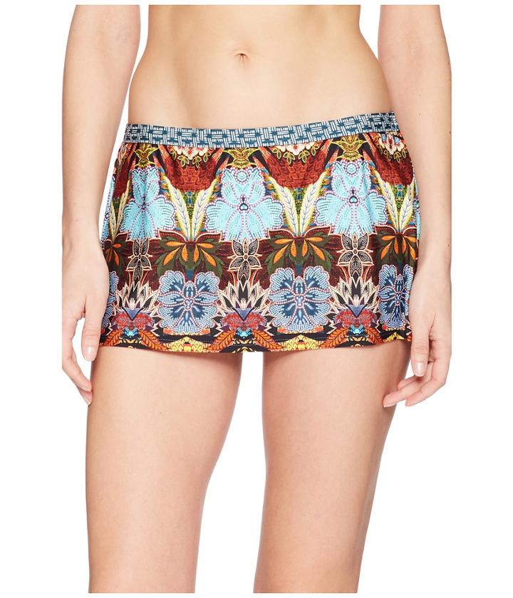 Kenneth Cole Bali Dreams Skirted Bikini Bottom (multi) Women's Swimwear
