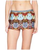 Kenneth Cole Bali Dreams Skirted Bikini Bottom (multi) Women's Swimwear