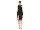 Versace Collection Stud And Slit Dress (black) Women's Dress
