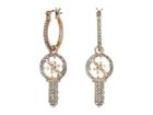 Guess Click It Key Hoop Earrings (gold) Earring