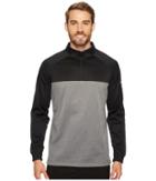 Nike Golf Therma-fit 1/2 Zip (black/black/heather/white) Men's Long Sleeve Pullover