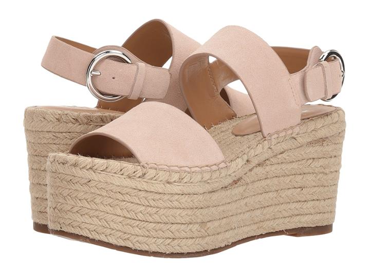 Marc Fisher Ltd Renni Espadrille Platform Wedge (tan Suede) Women's Shoes