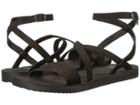 Eileen Fisher June (black Tumbled Nubuck) Women's Sandals