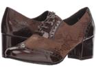 Soft Style Gisele (mid Brown Snake/paerlized Patent) Women's 1-2 Inch Heel Shoes