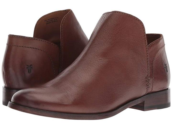 Frye Elyssa Shootie (cognac Waxed Goat) Women's Pull-on Boots