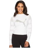 Puma Strapped Up Top (puma White/puma White) Women's Long Sleeve Pullover