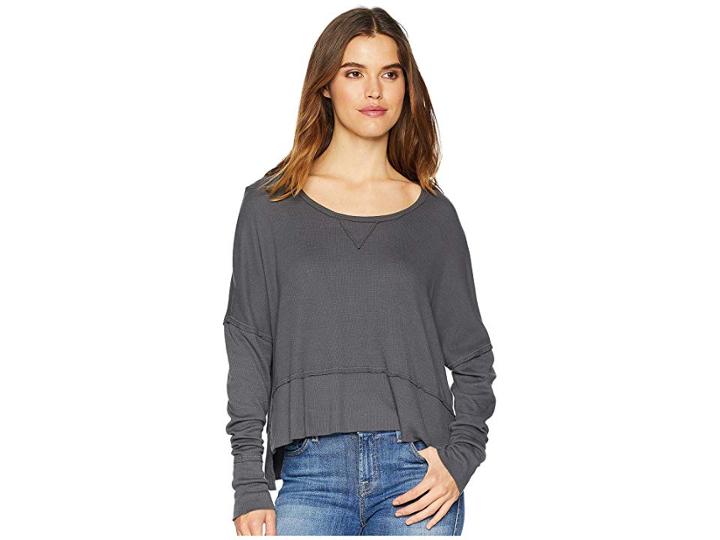 Lamade Lori Long Sleeve Top (raven) Women's Long Sleeve Pullover