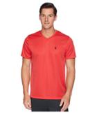 U.s. Polo Assn. Performance V-neck T-shirt (upstate Red) Men's T Shirt