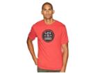 Life Is Good Lig Stamp Smooth T-shirt (americana Red) Men's T Shirt