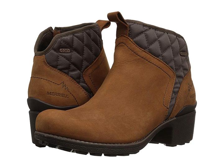 Merrell Chateau Mid Pull Waterproof (merrell Oak) Women's Waterproof Boots