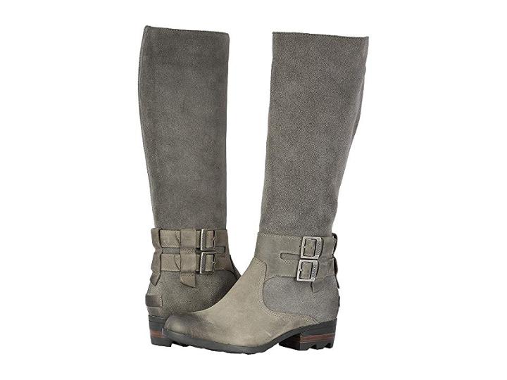 Sorel Lollatm Tall Ii (quarry/black) Women's Pull-on Boots