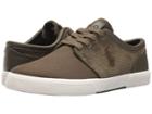 Polo Ralph Lauren Faxon Low (green Canvas/corduroy) Men's Shoes