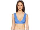 Vitamin A Swimwear Magnolia V-neck Top (beach Blue Ecolux) Women's Swimwear