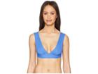 Vitamin A Swimwear Magnolia V-neck Top (beach Blue Ecolux) Women's Swimwear