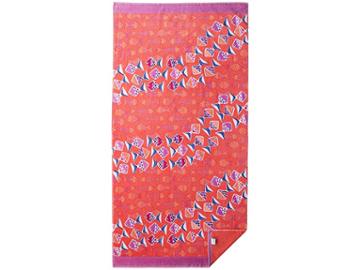 Vera Bradley Beach Towel (go Fish Teal Coral) Bath Towels