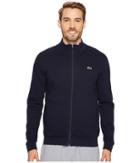 Lacoste Sport Full Zip Fleece Sweatshirt (navy Blue) Men's Sweatshirt