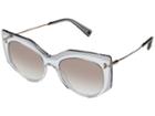 Valentino 0va4033 (crystal/rose Gold/light Brown Gradient) Fashion Sunglasses