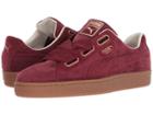 Puma Basket Heart Corduroy (pomegranate/pomegranate) Women's Shoes