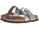 Betula Licensed By Birkenstock Mia Birko-flortm (metallic Silver) Women's Shoes