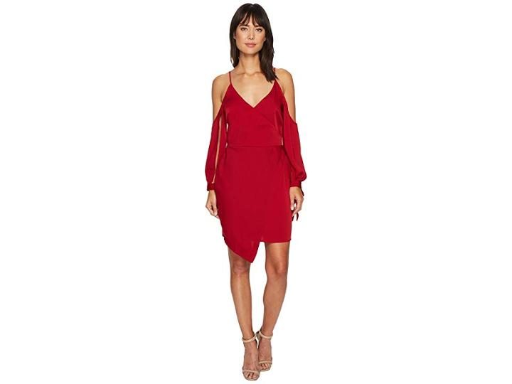 Adelyn Rae Amelia Sheath Dress (deep Red) Women's Dress