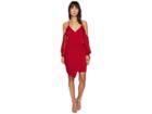 Adelyn Rae Amelia Sheath Dress (deep Red) Women's Dress