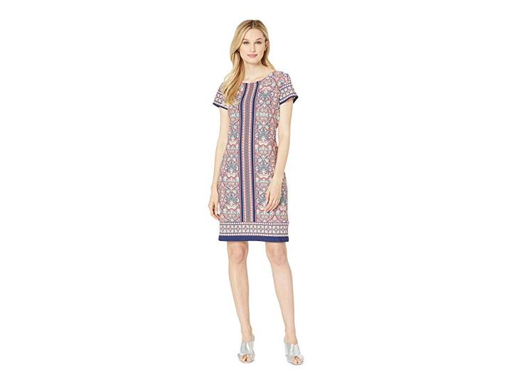 Pappagallo The Victoria Dress (coral Reef Multi) Women's Dress