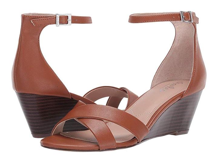 Charles By Charles David Griffin Wedge Sandal (cognac) Women's Wedge Shoes