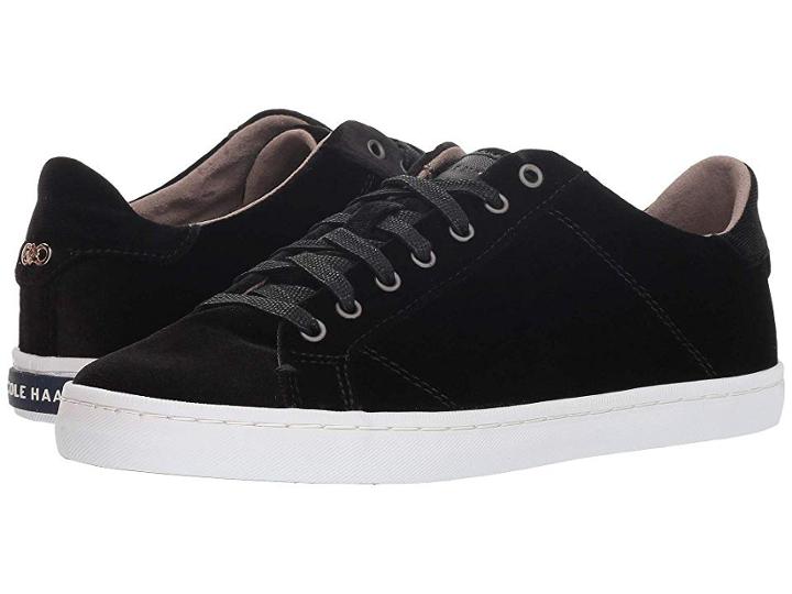 Cole Haan Margo Lace-up (black Velvet) Women's Shoes