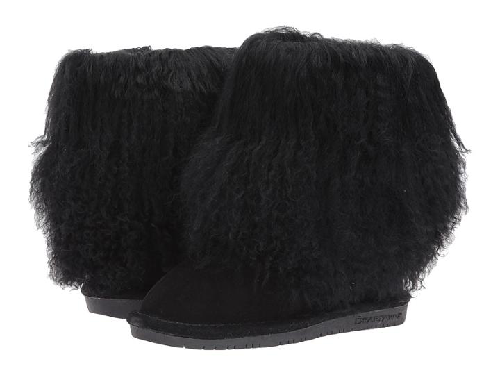 Bearpaw Kids Boo (little Kid/big Kid) (black) Girls Shoes
