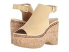Chinese Laundry Trinity Sandal (cream Leather) Women's Clog/mule Shoes