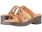 Trotters Neiman (tan/cognac Man Made/embossed Leather) Women's Sandals