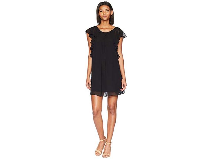 Bcbgeneration Cascade Sleeve Tent Dress (black) Women's Dress