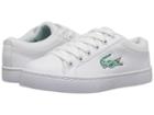 Lacoste Kids Straightset (little Kid) (white/white) Kid's Shoes