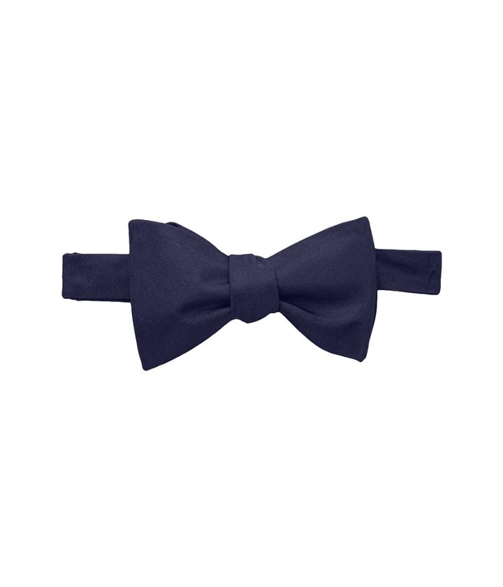 Tommy Hilfiger Core Solid Self-tie Bow Tie (medium Blue) Ties