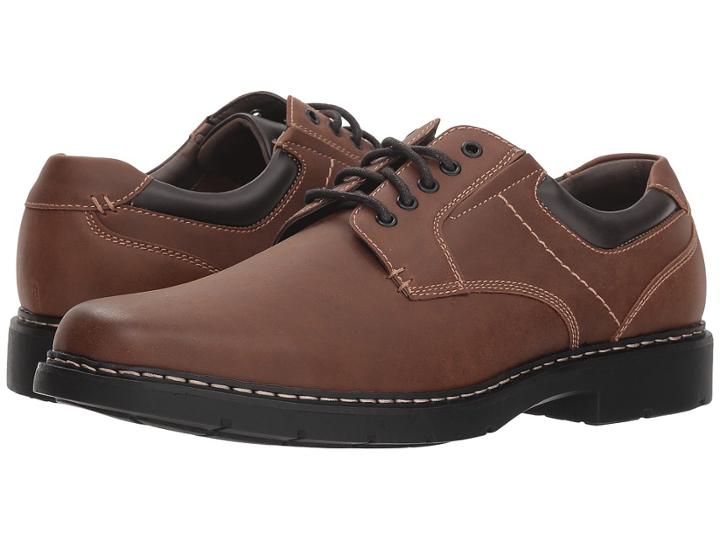 Dockers Lowry (dark Tan) Men's Plain Toe Shoes