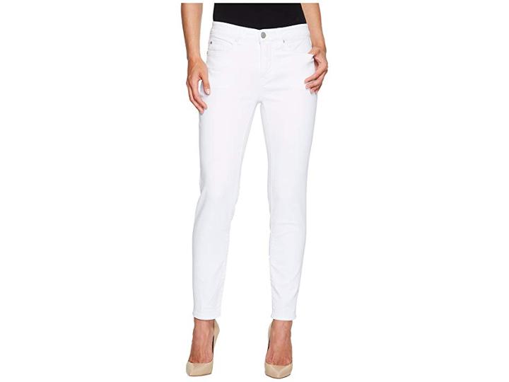Tribal Five-pocket Ankle Knit Denim 28 Jeggings In White (white) Women's Jeans