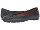 Tory Burch Laila 2 Driver Ballet (navy/perfect Navy) Women's Shoes