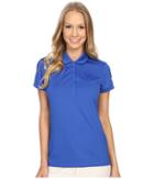 Nike Golf Victory Solid Polo (game Royal/white) Women's Short Sleeve Pullover