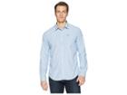 Tommy Jeans End On End Button Down Shirt (bright Cobalt) Men's Clothing