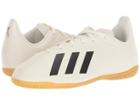 Adidas Kids X Tango 18.4 In Soccer (little Kid/big Kid) (off-white/white/black) Kids Shoes