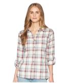 Carhartt Fairview Plaid Shirt (carhartt Burgundy) Women's Long Sleeve Button Up