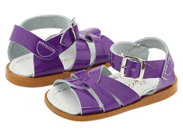 Salt Water Sandal By Hoy Shoes The Original Sandal (infant/toddler) (shiny Purple) Girls Shoes