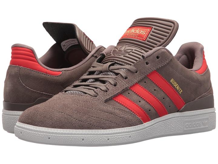 Adidas Skateboarding Busenitz Pro (tech Earth/gold Metallic Suede) Men's Skate Shoes