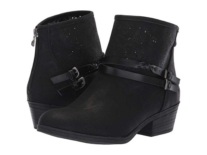 Blowfish San Fran (black Slay Bell Metallic) Women's Pull-on Boots